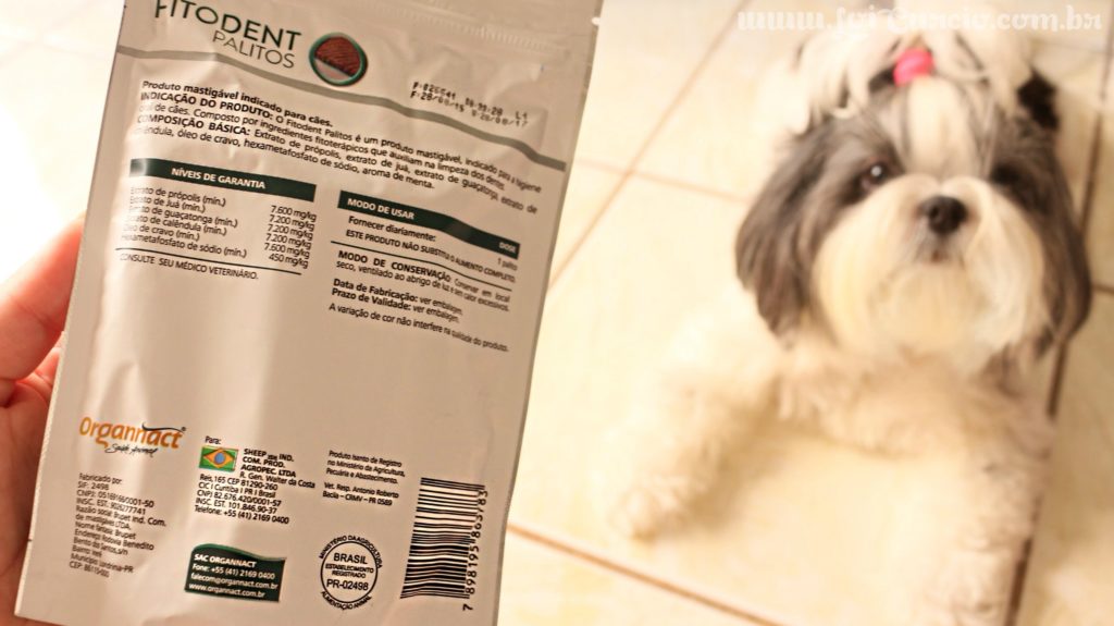 Petisco Para Controle dos Tartaros, Mau Hálito e Higiene Bucal Dos Cães | Ossos Palitos Fitodent da Organnact - Loi Curcio -3